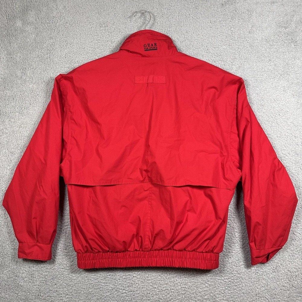 Vintage Wisconsin Badgers Jacket Mens Medium Red NCAA College Football 90s - Picture 11 of 12